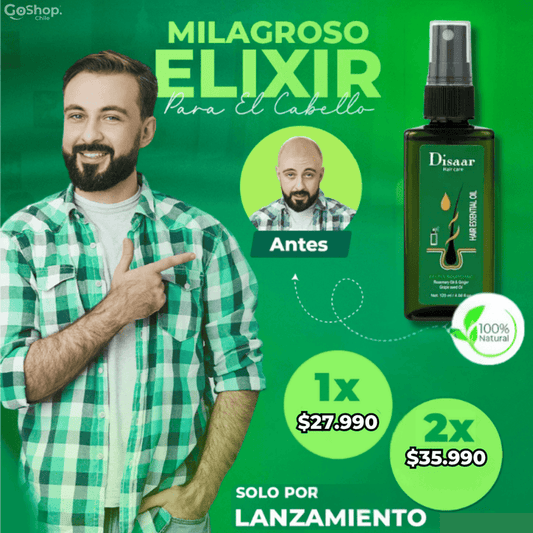 Elixir Capilar 2en1: Crecimiento y Control de Caída