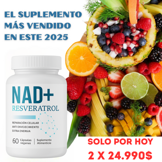 NAD+RESVERATROL® – Renová tu cuerpo desde adentro